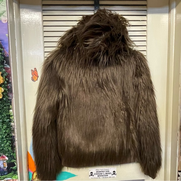 Star Wars Brown Faux Fur Kids Jacket - Picture 2 of 3
